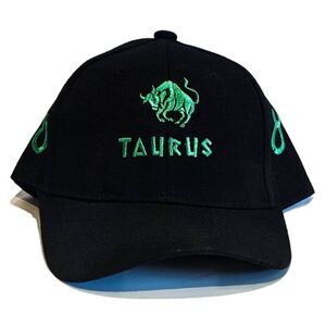 Taurus Zodiac Astrology Hat Baseball Cap Present Gift Thick Material Adjustable
